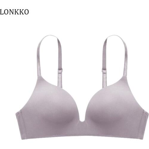 Seamless Bras for Women Push Up Bras Perfect Primer Wire Free Brassiere A B Cup Underwear Sexy 3/4 Cup Bra Small Chest Lingerie