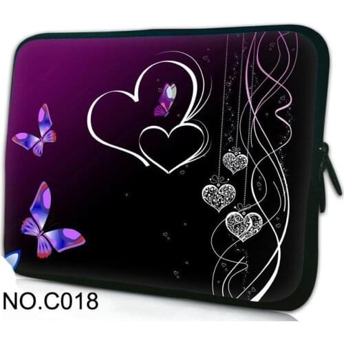 Hearts Butterfly Laptop Sleeve bags case 12.5 13.3 inch notebook for Macbook Air 11 12 inch Xiaomi Notebook Air 12.5 inch