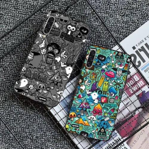Anime Graffiti Phone Case For Samsung Galaxy J2 J4 J5 J6 J7 J8 2016 2017 2018 Prime Pro plus Neo duo