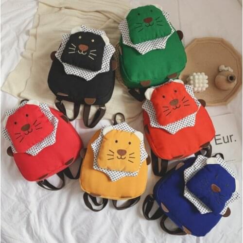 Baby Plush Backpack Animal School Bags Cartoon Cute Plushback Children Bag Kindergarten Schoolbag Kids Backpack