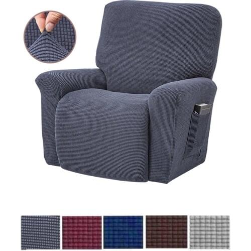 Stretch Recliner Cover All-inclusive Solid Waterproof Sofa Cover Simple Furniture Slipcover Armchair Couch Cushion Home Cover