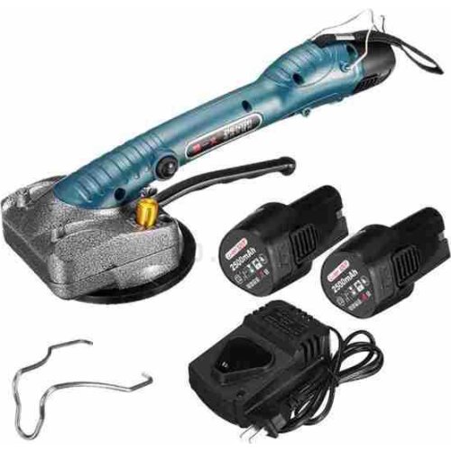 800W Electric Tile Machine Automatic Floor Tile Leveling Tiling Artifact Machine Brick Wall Tile Tool wtih 2x2500mAh Batteries