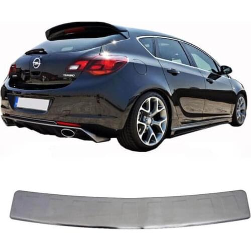 Rear Bumper Sill Cover S. Steel Rear Bumper Protector Rear Bumper Guard for Opel Astra J HB 2010-2014