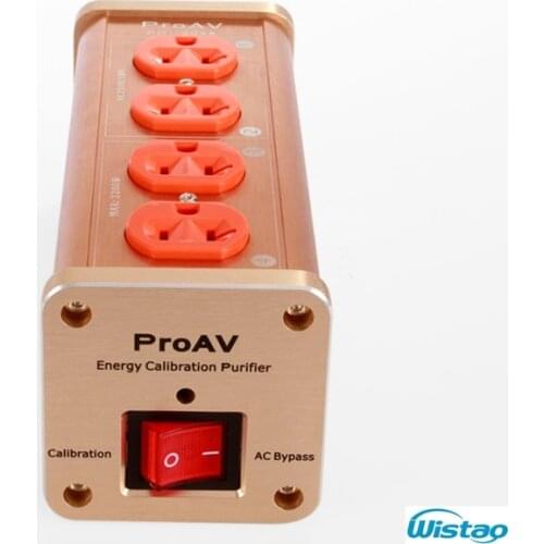 KingSnake HIFI Power Supply Filter American Standard Pure Copper Thicken Aluminum Titanium Casing Anti-shock Anti-Lightning