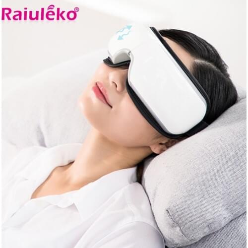 Vibration Massage Air Pressure Eye Massager 42 Degree Constant Temperature Hot Compress Relieves Eye Fatigue and Reduces Myopia