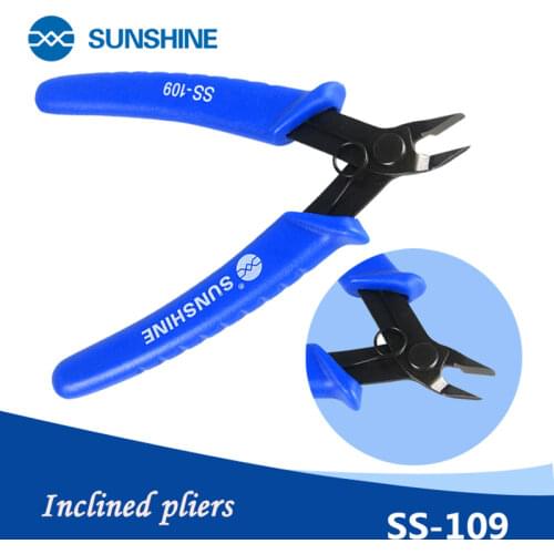 Beveled pliers, pointed pliers, shielding cover scissors SUNSHINE S-109 multifunctional pliers and line scissors