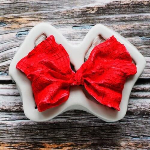 New Sugarcraft Big Bowknot Silicone Mold Fondant Cake Decorating Tools Chocolate Gumpaste Mold