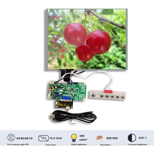Original BOE BA104S01-300 10.4 Inch 800x600 LVDS 20 Pins Connector Touch Screen With Lcd Controller Board