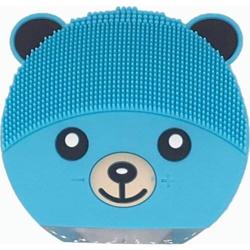 Rechargeable USB Electric Skin Care Facial Cleansing Brush Silicone Soft Machine Sonic Vibration Massager Face Pore Cleanser