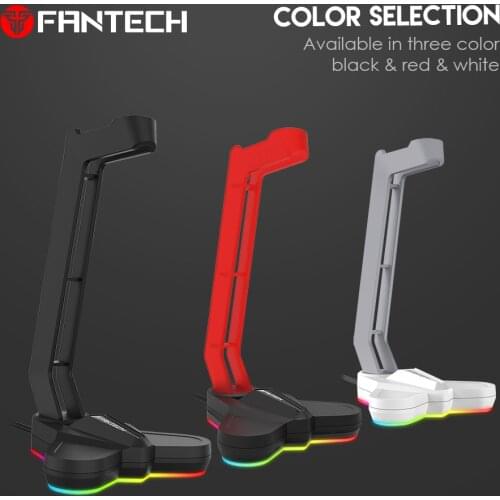 FANTECH AC3001S RGB Backlight Headphone Stand Anti-slip Natural Rubber And Fixed at the bottom Headphone Holder For Headphones