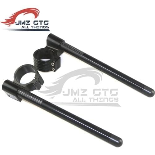 Motorcycle Handlebar Racing Adjustable CNC 37 41 43 48 50 52 51 53MM Clip On Ons Fork Handlebars Handle Bar Cafe Racer