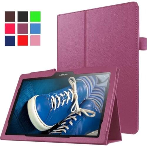 Folding Tablet Case for Lenovo TAB 3 10 Business Plus TB-X103F TB3-X70F/L Stand Cover for Lenovo Tab 2 A10-70F/L A10-30F/L X30F