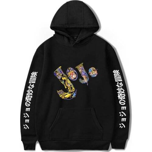 Anime JoJos Bizarre Adventure Hoodies Sweatshirts Men Women Harajuku Hoodies Fashion Hoodie Japanese Streetwear Cartoon Clothes
