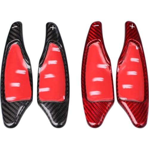 Carbon Fiber Steering Wheel Shifter Paddles Shift For Chevrolet Corvette C7