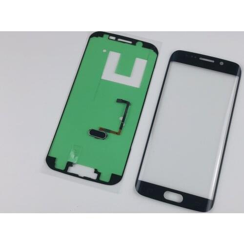 For Samsung Galaxy S6 Edge G925 G925F LCD Display Touch Screen Panel Sensor Digitizer Glass Panel+Home Button Fingerprint+Adhesi
