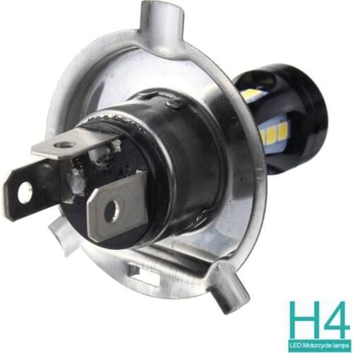 1 Pc H4 18W 6500K LED Light Super Bright White Head Car Light Lamp Bulb 67.4 x 47.3mm