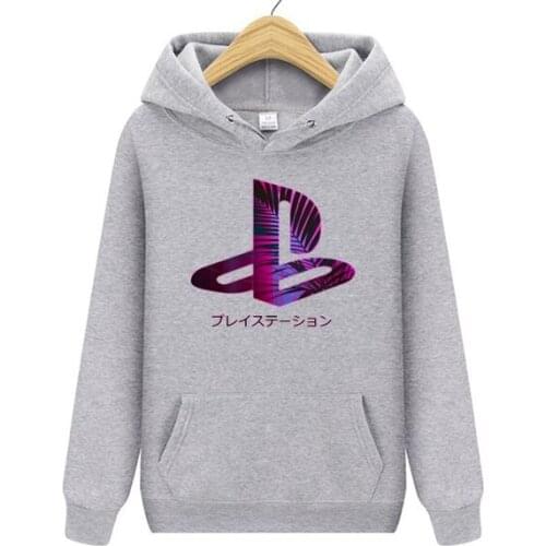 2020 Spring Vintage PS Logo Hoodies Xbox Game Playstation Hooded Men Sweatshirts HipHop Women Jacket Streetwear AX-AJ-5