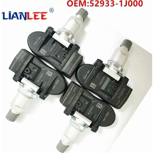 4Pcs/Lot Free Shipping TPMS Tire Pressure Sensor For Kia Optima Hyundai i20 Sorento ix20 Venga 433MHZ 52933-1J000 529331J000