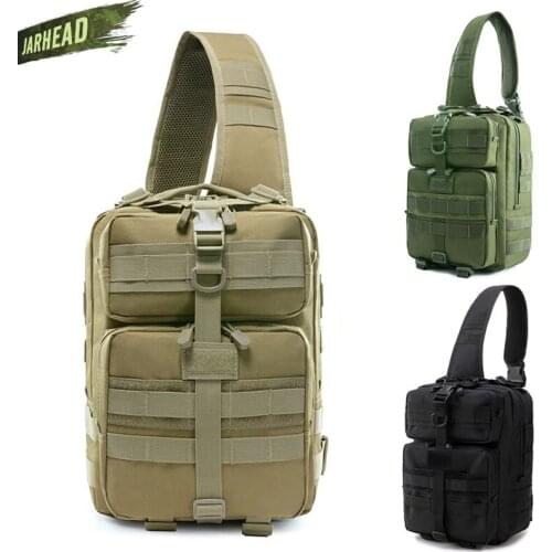 900D Military Tactical Single Shoulder Backpack Army Molle Assault Sling Bag Small EDC One Strap Daypack Military Tactical Bags