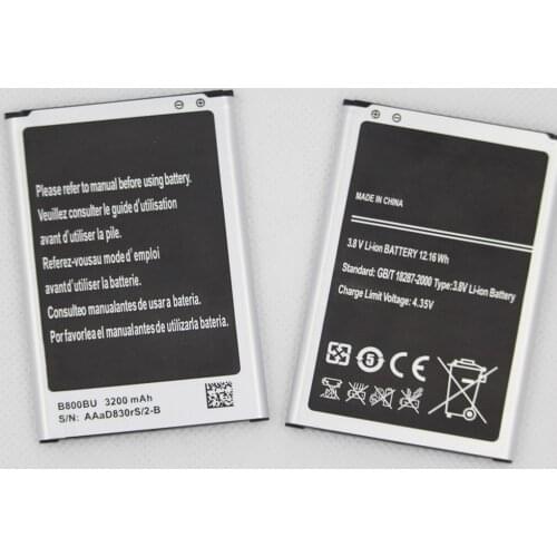 3200mAh B800BC B800BE B800BU battery for Samsung Galaxy Note 3 N9000 N9005 N900 N9002 N9008 Note III Battery Note3 phone battery
