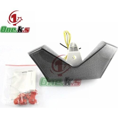 Motorcycle accessories For KAWASNKI ZZR1400 ZX14 2006-2015 LED rear Tail Light integrated turn signal function Brake light