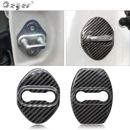 Ceyes Car Accessories For Toyota Rav4 Camry Daihatsu Lexus For Honda Mugen Car Styling Auto Stickers Door Lock Decoration Covers