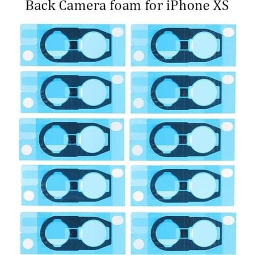 10pcs Back Camera Holder Shockproof Shielded Foam For iPhone 11 X XR XS Max 8 7 6 6s Big Rear Camera Sponge Gasket Adhesive