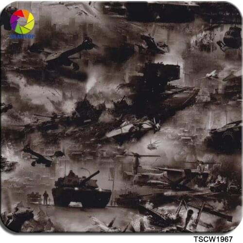 Free shipping 0.5mX2m/10m water transfer printing TSCW1967 hydrographics film for car