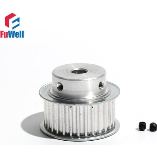 HTD5M 34T Timing Pulley 34Teeth Gear Belt Pulley 16mm Belt Width 8/10/12/14/15/20mm Bore Aluminum Alloy Synchronous Pulley