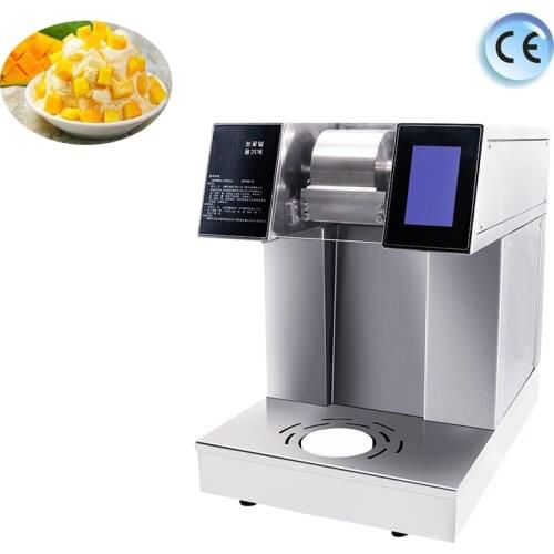 Snow Ice Machine 220V Microcomputer Control Snow Machine Stainless Steel Smoothie Machine
