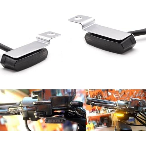 Mini 6LED Motorcycle Turn Signal Light Flowing Water Blinker Flashing Indicator Lamp For BMW Honda Cafe Racer Scooter ATV Emark