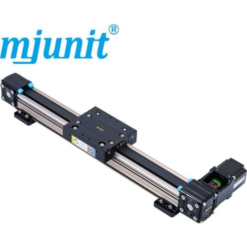Mjunit positioning synchronous belt linear module linear guide rail single axis reciprocating sliding table automatic transmiss