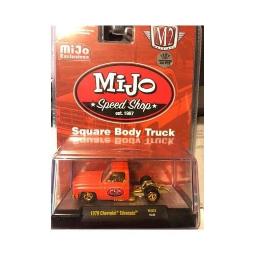 NEW M2 1:64 1979 Chevrolet Silverado SUPER Chase speed shop limited 350pcs Collection diecas simulation alloy model car toys