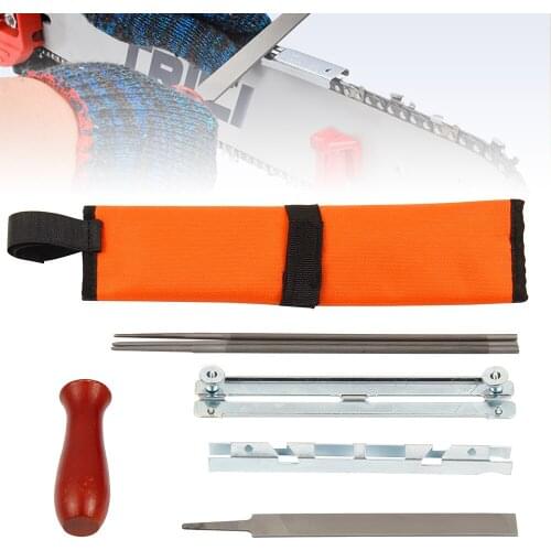 Chain saw trowel bag set electric chain saw hoe chain saw trowel Wooden handle Flat wart Depth Gauges Sickle Boring tool holder