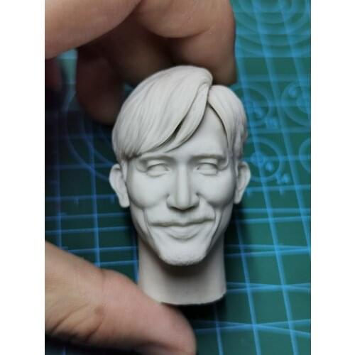 1/6 Scale Tony Leung Chiu Wai Unpainted Head Model for 12''Body DIY