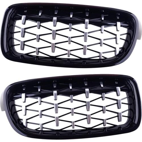 2Pcs Car Front Bumper Kidney Grill Grille ABS 51137263482 Fit For BMW 3 F30 Sedan F31 Touring 2012-2015 2016 2017 51137263481