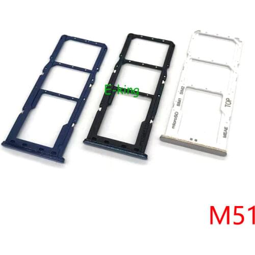 For Samsung Galaxy M51 M515F Sim Card Slot Tray Holder Sim Card Reader Socket