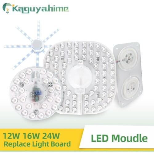K-RU LED Ceiling Lamp 220V Octopus Light 24W 20W 18W 16W 12W Round Panel Lamp LED Light Board Magnetic Modified Source