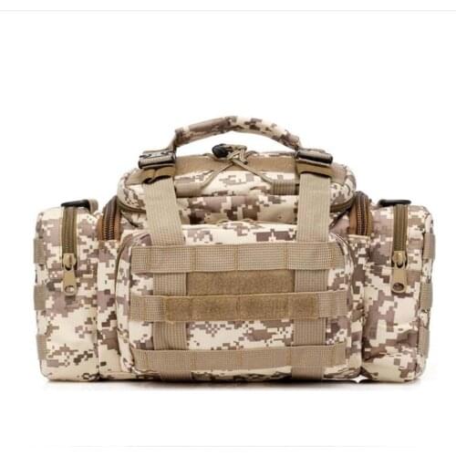 Outdoor Men Camouflage Camping Sports bag Multi-Functional Super Magic Tactical Pocket Hunting Camping Climing Fishing Waist Bag