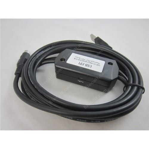 USB-FP1 DFP1-U4 Programming Cable for FP1 PLC Cable USB Interface Adapter programming Cable with indicator