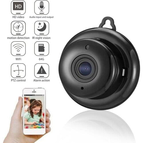 V380 Mini Wifi 1080P Camera Wireless CCTV Infrared Night Vision Baby Monitor Detection 2-Way video Motion Tracker Home Security