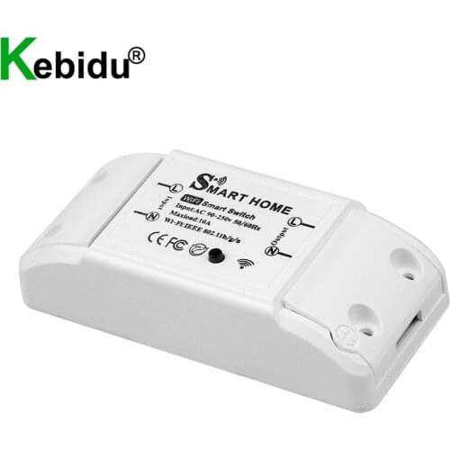 Wifi Wireless Remote Switch Breaker Smart Home House Domotic LED Light Controller Module Alexa Google Home Smartlife Tuya APP