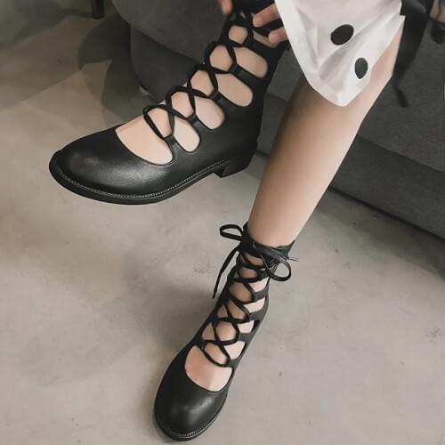 INS HOT Women ankle Boots Leather summer boots plus size 22-26.5cm Soft sheepskin Pigskin lining + sheepskin insole woman shoes