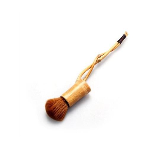 01 Kitchen accessories Kung Fu tea accessories bamboo root tea pot brush pen accessories Kung Fu tea brush