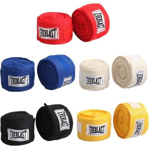 2 Rolls 3M Cotton Sports Strap Boxing Bandage Sanda Muay Thai Taekwondo Hand Gloves Wraps