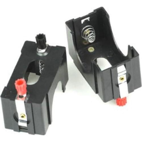 2pcs/lot black Student Physical Electric Experiment of Teaching Instrument Equipment D Battery Box