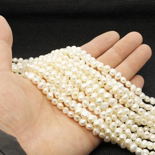 5-10mm Natural Freshwater Pearl AAA High Quality Baroque Beads Jewellery & Jewellery Making DIY Necklaces Bracelet Accessories