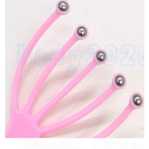 50pcs Small steel ball scalp massage claw to eliminate fatigue and reduce pressure, head five-claw massager