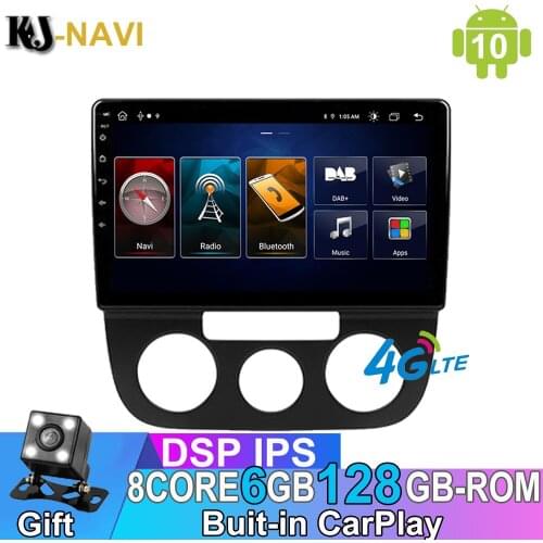 Car Radio Video CARPLAY Android 10 128GB For Volkswagen Bora 2008-2012 Navigation Multimedia GPS NO DVD WIFI BT