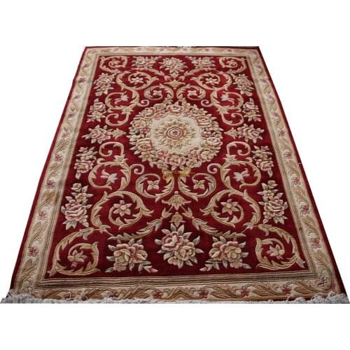 Large Floral Antique French Savonnerie Carpet Art Decor Handmade Runner Rugs Roman Bells Runner S For Home Decoration